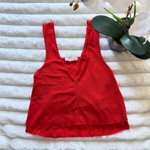 Zara Vibrant Red Tank Top